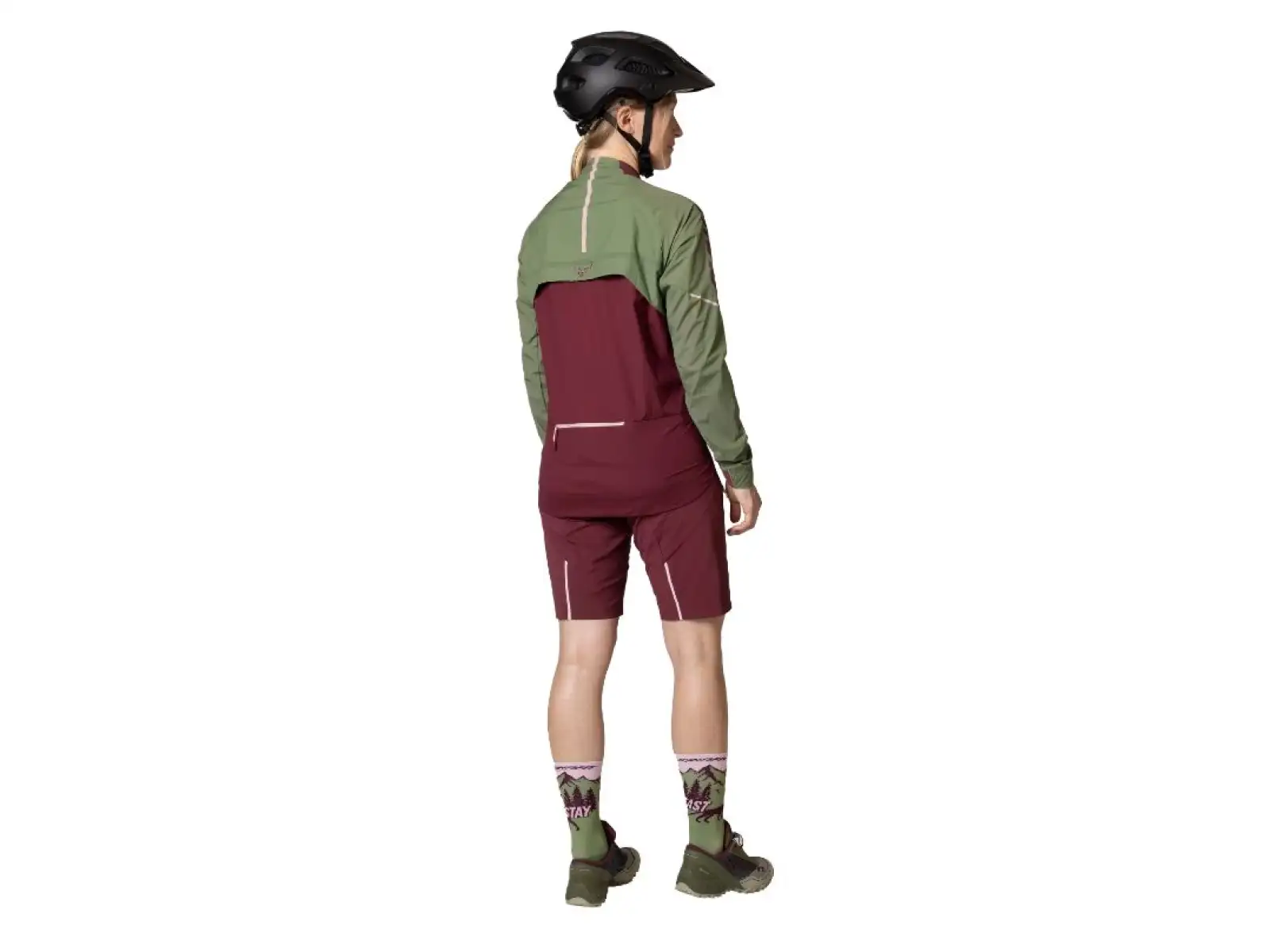 Dynafit Ride Wind Damen-Fahrradjacke Salbei.
