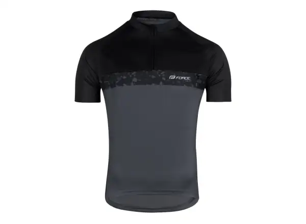 Force Rock Herren Kurzarmtrikot grau/schwarz