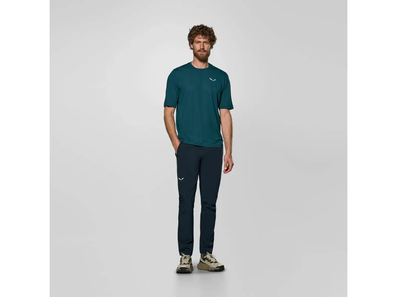 Salewa Pedroc Dry Light Herren T-Shirt Kurzarm Pond blue