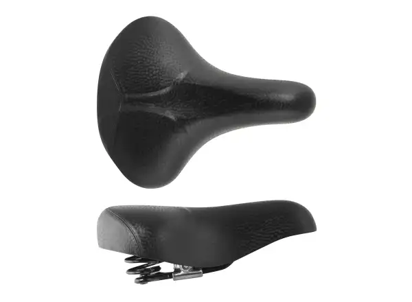 Force Lady Damen Sattel mit Federung, Schwarz