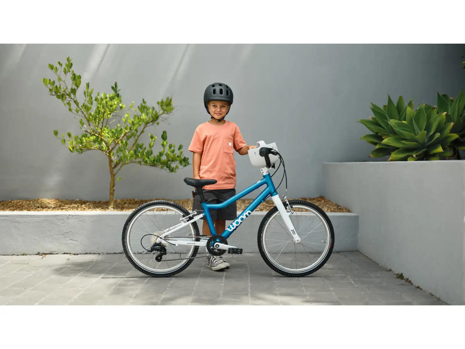 Woom GO 4 Metallic Blue 20 Kinderfahrrad