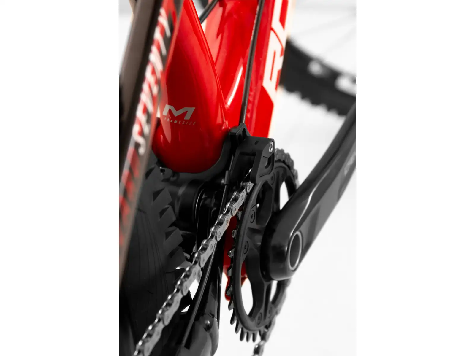 Rock Machine Bblizzard 70-297 vollgefedertes Fahrrad Red/Black/White MUSTER
