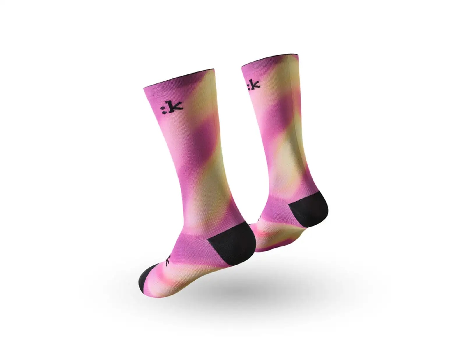 Fizik Faded Fahrradsocken violett/gelb