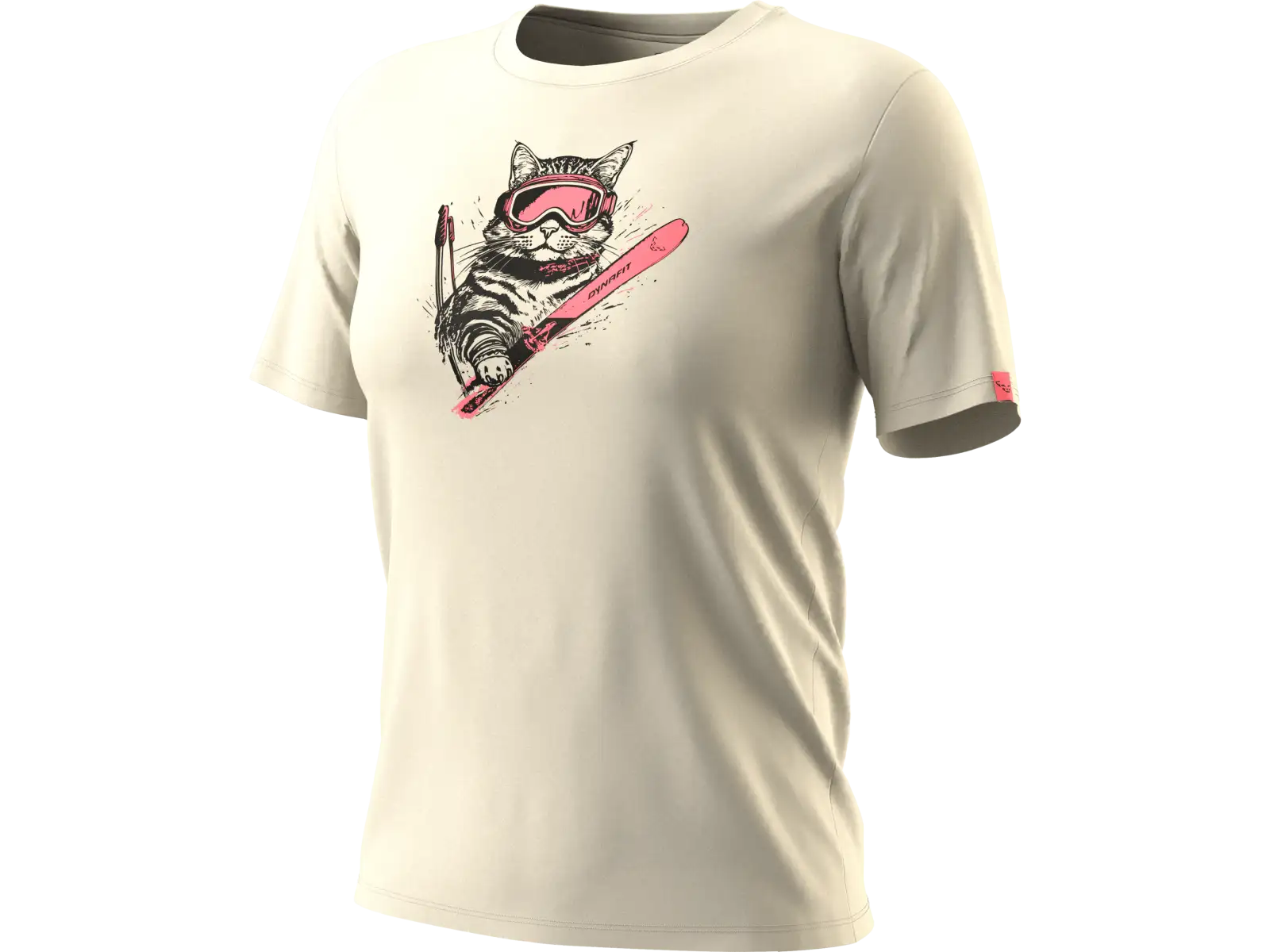 Dynafit Graphic Cotton Damen T-Shirt Kurzarm Nimbus/First Track