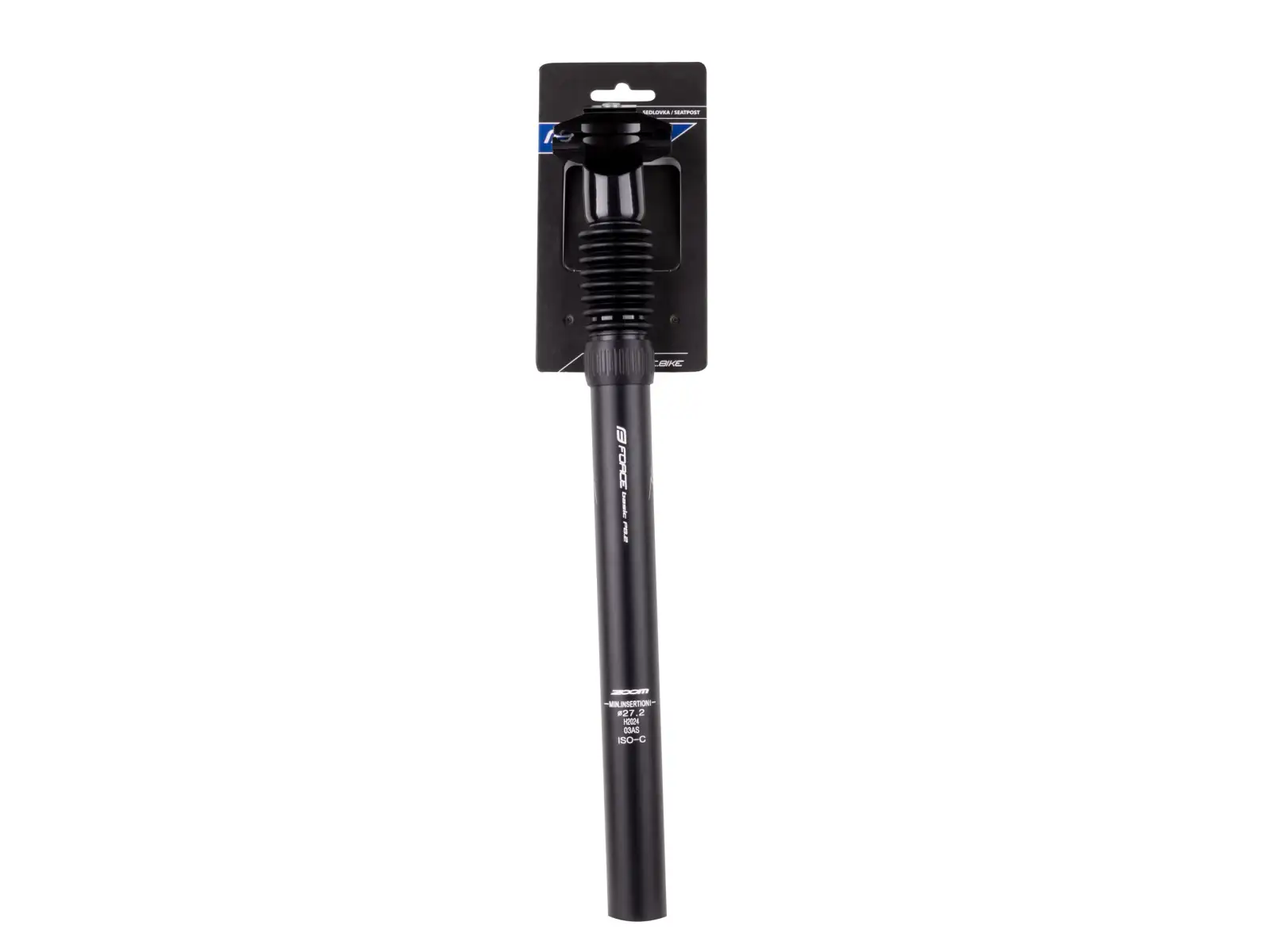 Force Basic P8.2 gefederte Sattelstütze 27,2 mm / 350 mm matt schwarz