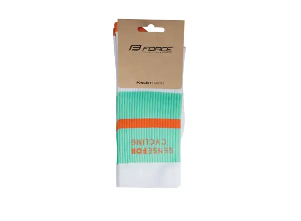 Force Stripe Radsocken weiß