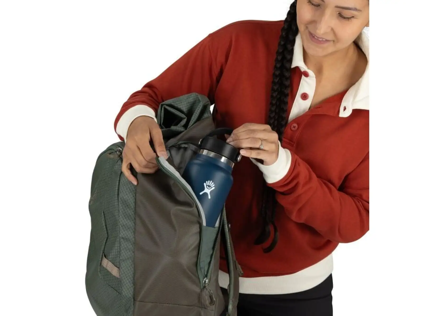 Osprey Transporter Roll Top Rucksack Raven Black