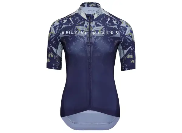 Silvini Mottolina Damen-Trikot mit kurzen Ärmeln Navy