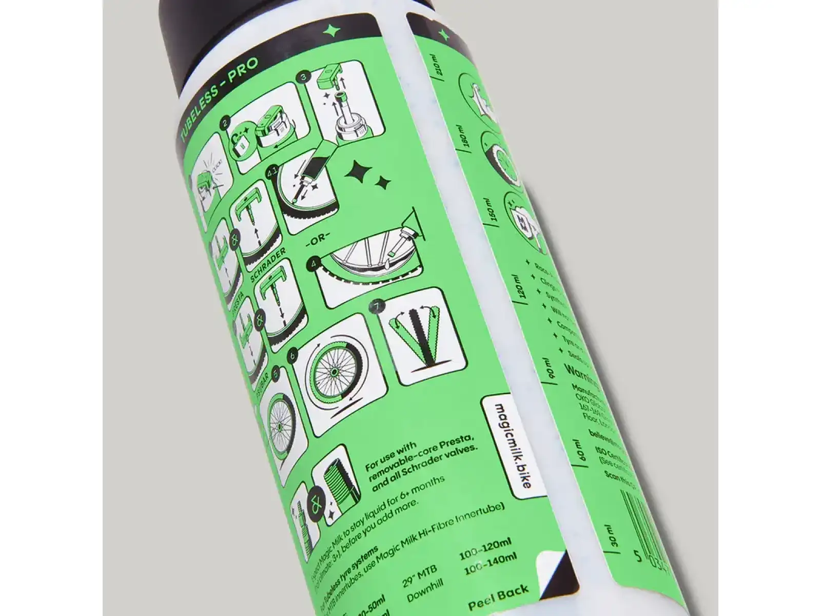 MAGIC MILK schlauchloses Dichtmittel Hi-Fibre Tubeless Pro 250ml