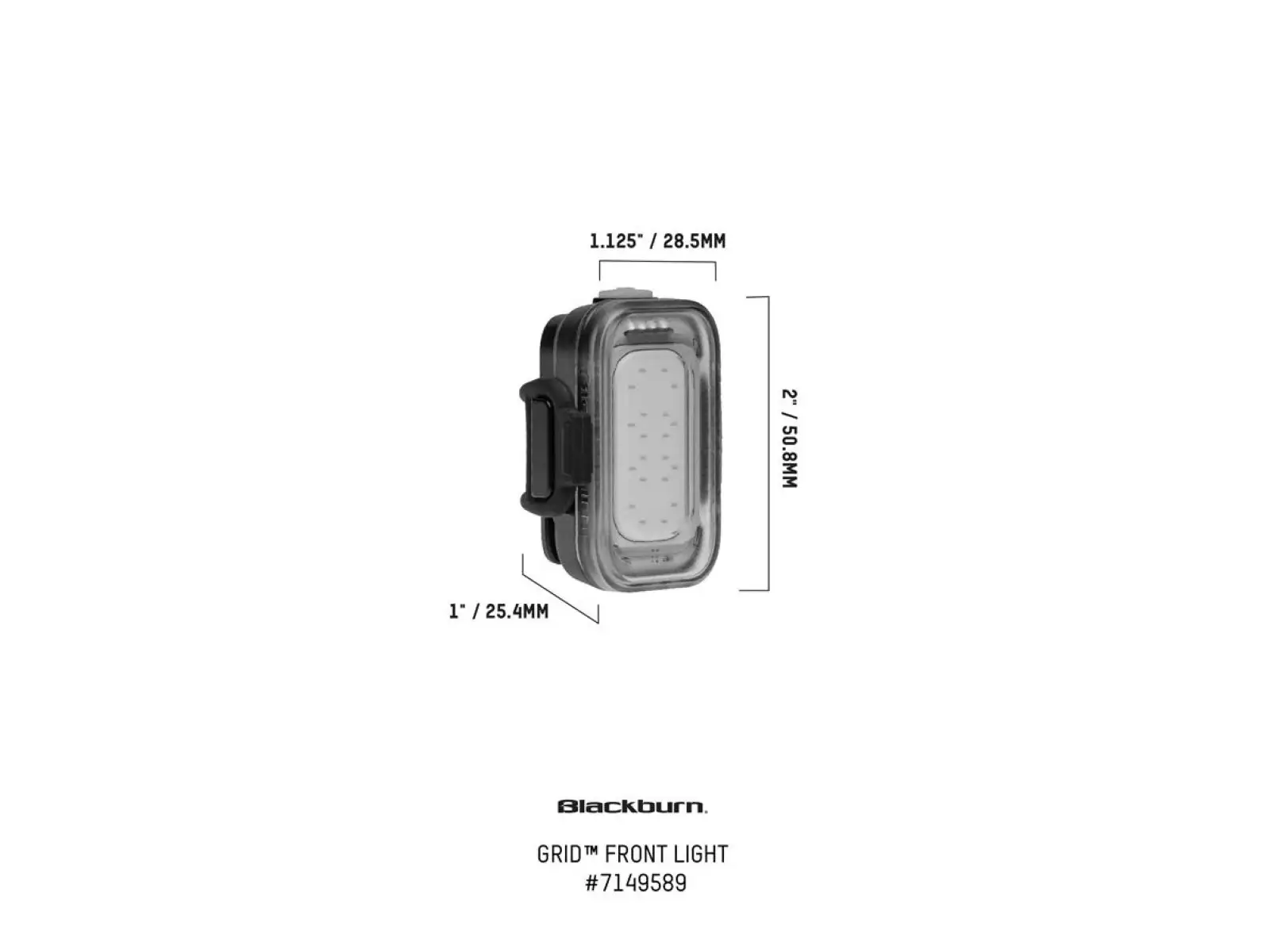 Blackburn Grid Front Vorbaulicht