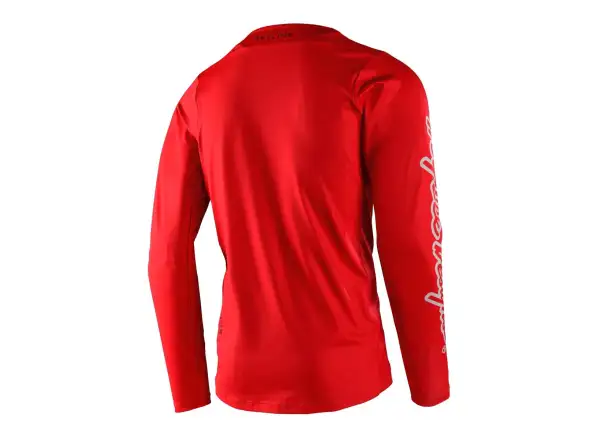 Troy Lee Designs Skyline Chill Iconic Herren Langarmshirt Fiery Red
