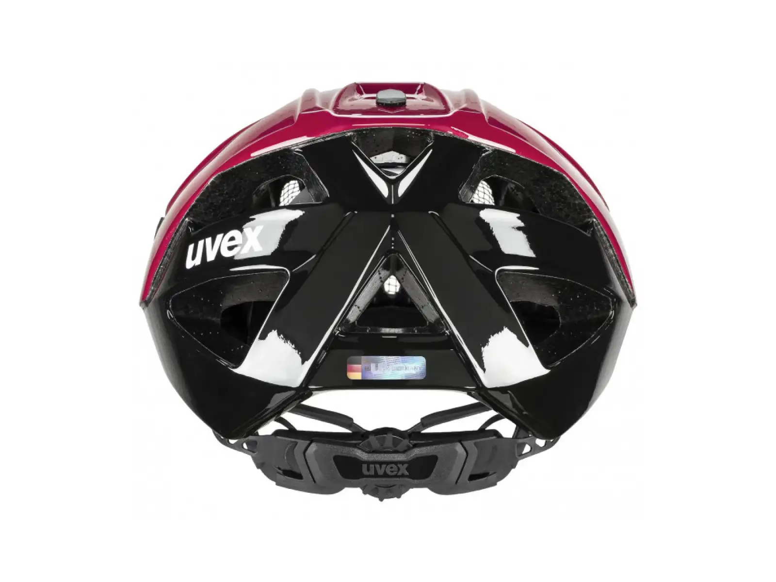 Uvex Quatro Helm Ruby Red/Black