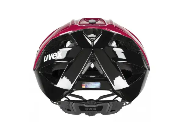 Uvex Quatro Helm Ruby Red/Black