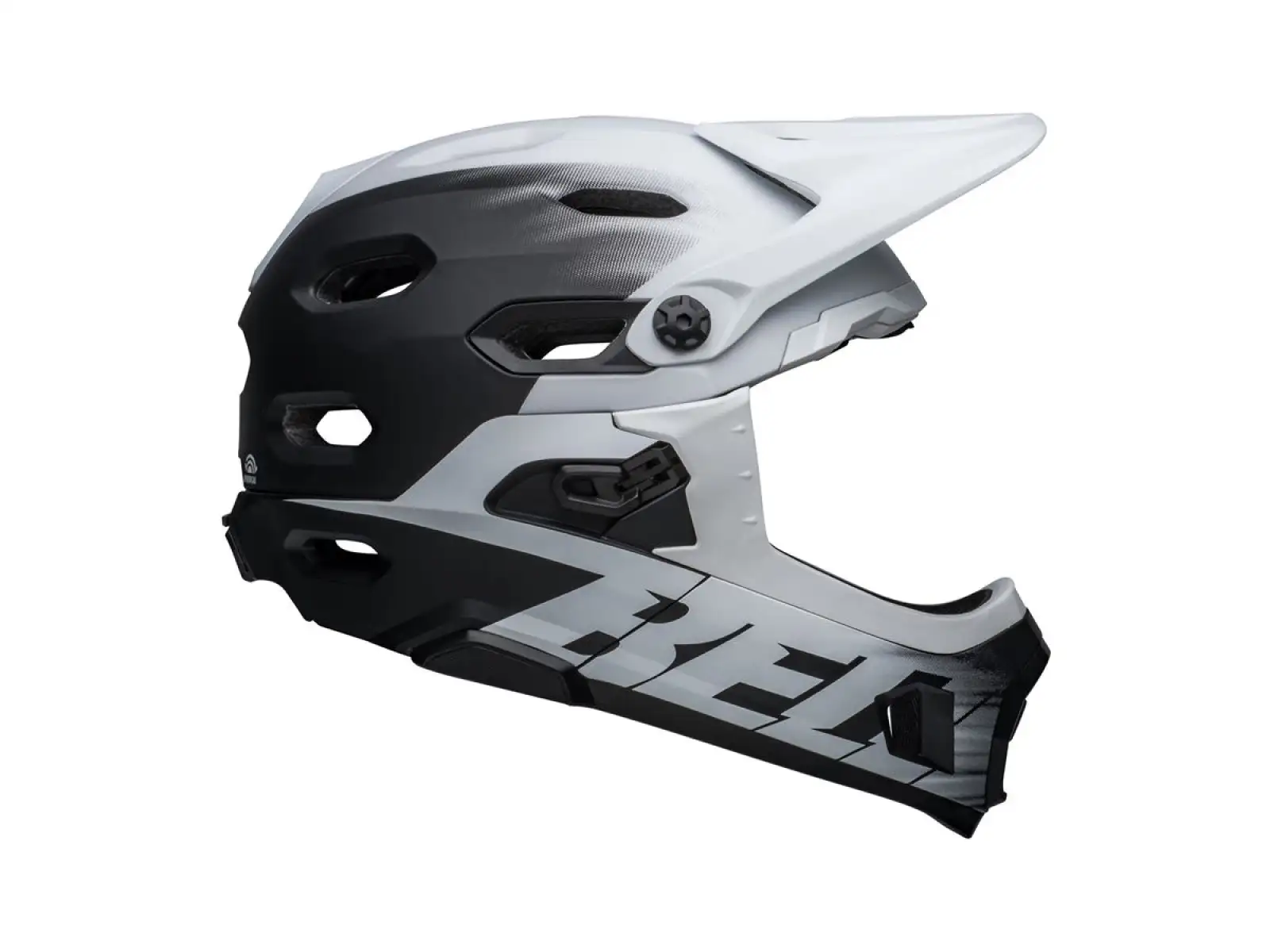 Bell Super DH Spherical Helm Mat Black/White