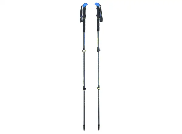 Viking Carbo lite Trekkingstöcke Black/Lime/Blue