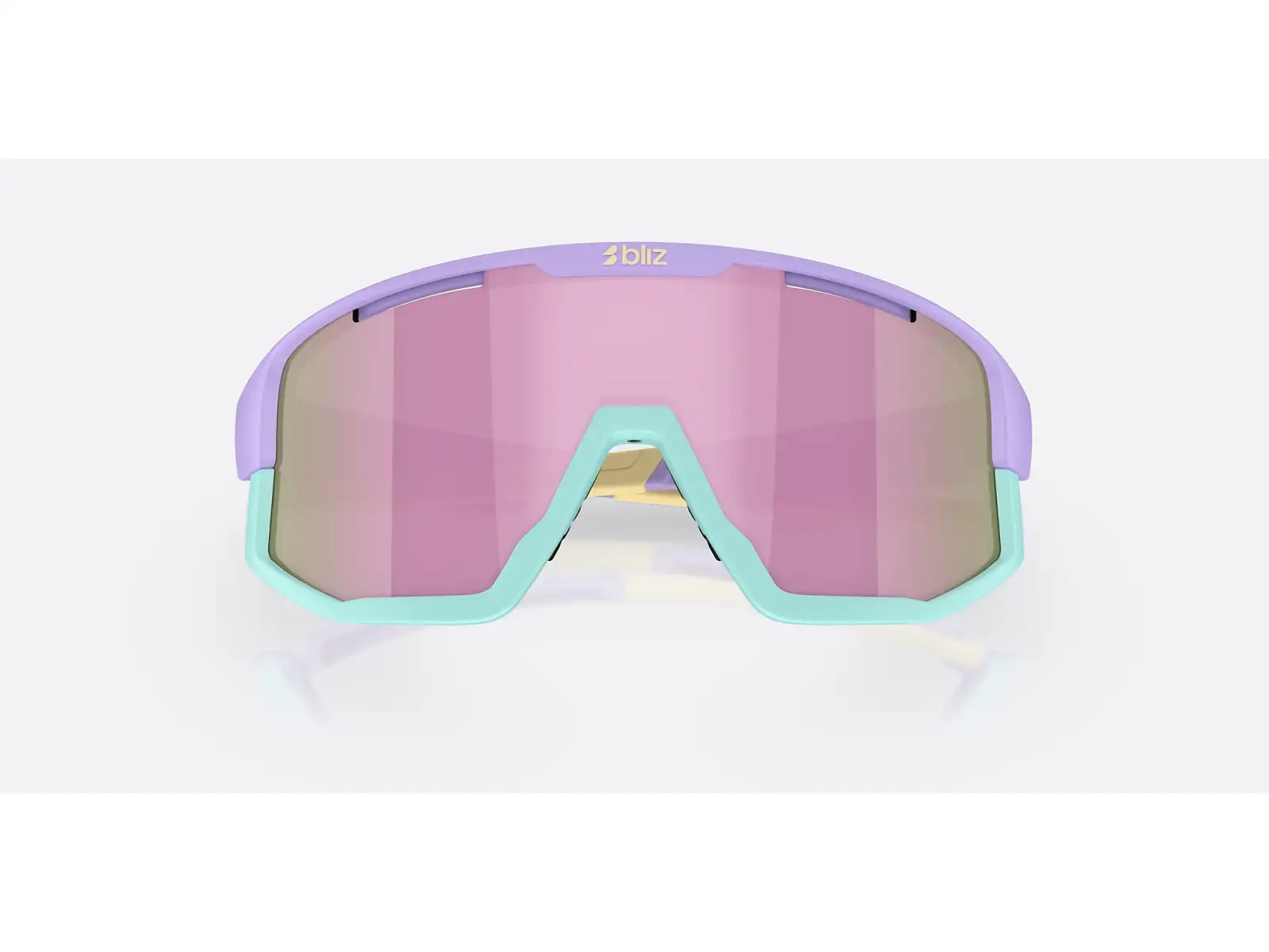 Bliz Fusion Small Sonnenbrille Matt Pastel Purple/Brown&Rose Mirror