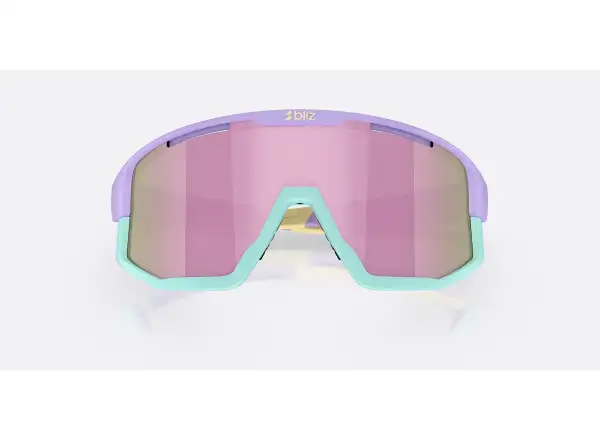 Bliz Fusion Small Sonnenbrille Matt Pastel Purple/Brown&Rose Mirror