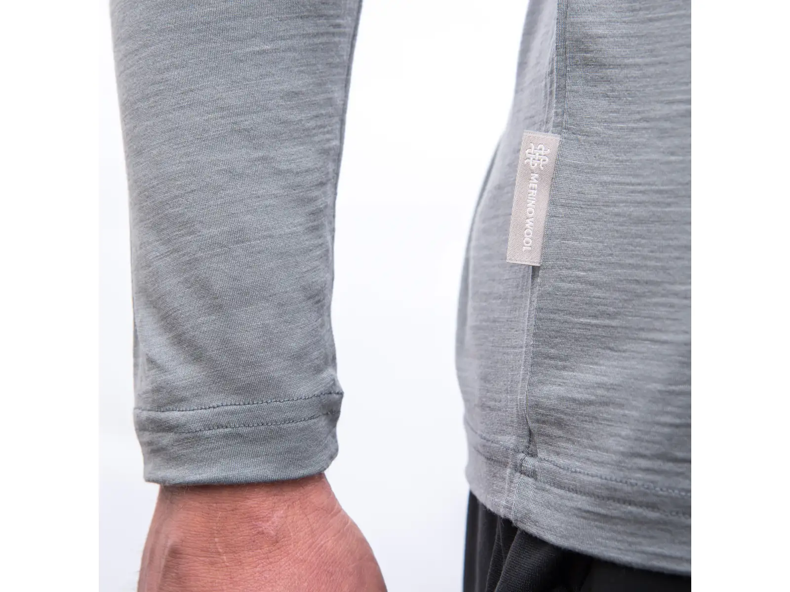 Sensor Merino Active Van Life Herren T-Shirt langarm grau