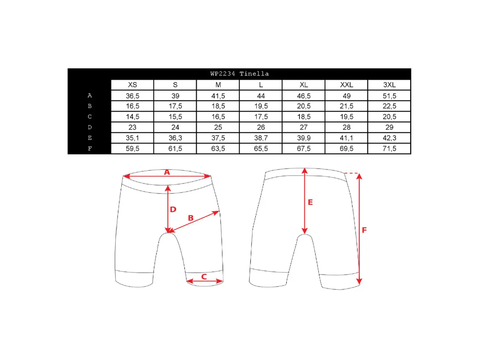 Silvini Tinella Damen 3/4 Shorts mit Einsatz Black