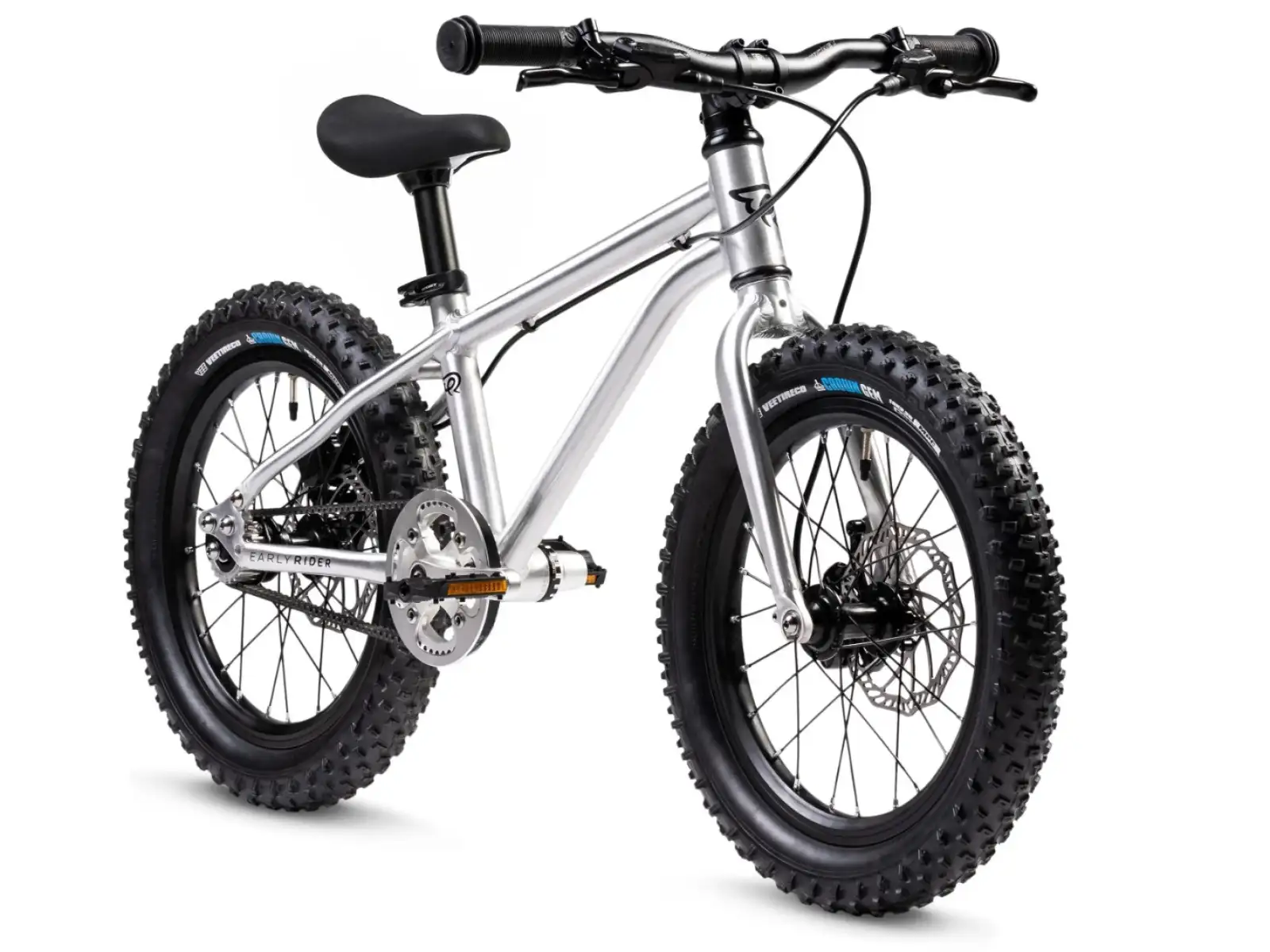 Early Rider Seeker X16 Kinderfahrrad Gebürstetes Aluminium