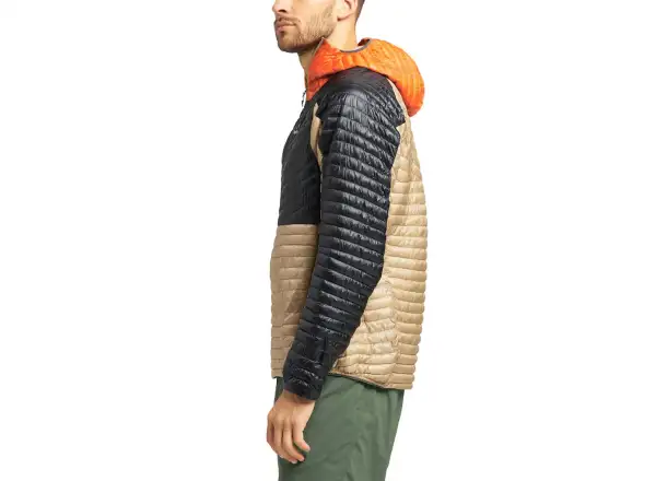 Haglöfs L.I.M Mimic Herren Kapuzenjacke Beige/Schwarz/Orange
