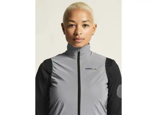 CRAFT ADV Essence Lumen Wind Damen-Fahrradweste grau