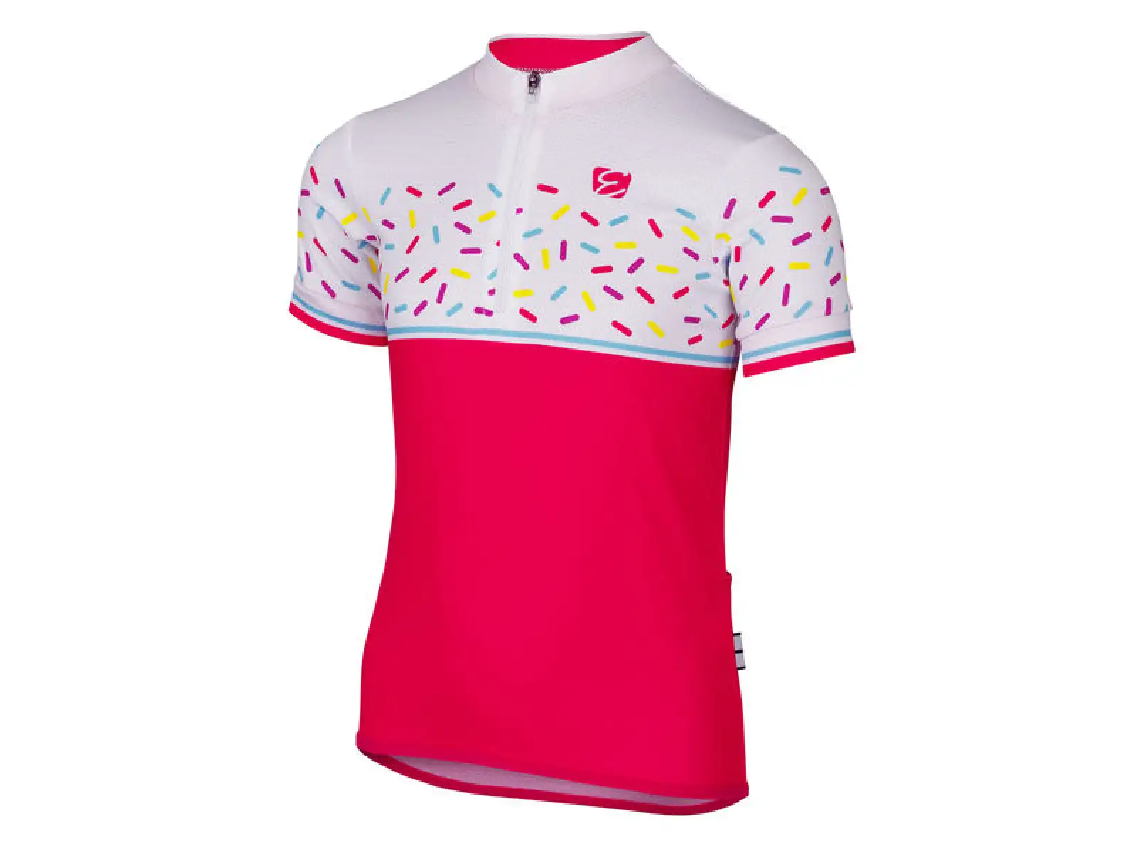 Etape Rio Kinder Kurzarmtrikot pink/weiß