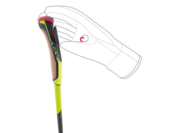 Leki PRC 650 Stöcke Skilanglauf Stöcke neon gelb/schwarz