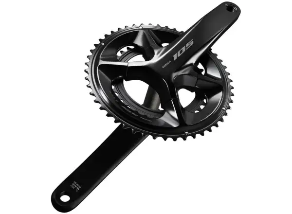 Shimano 105 FC-R7100 2×12-fach Rennradkurbeln 50-34 Zähne Schwarz