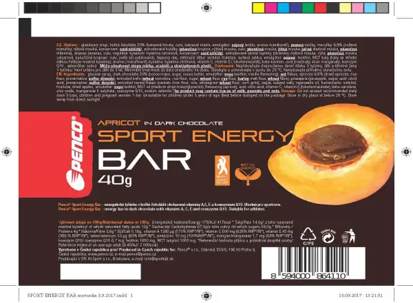 Penco Sport Energy Riegel MCT 40g
