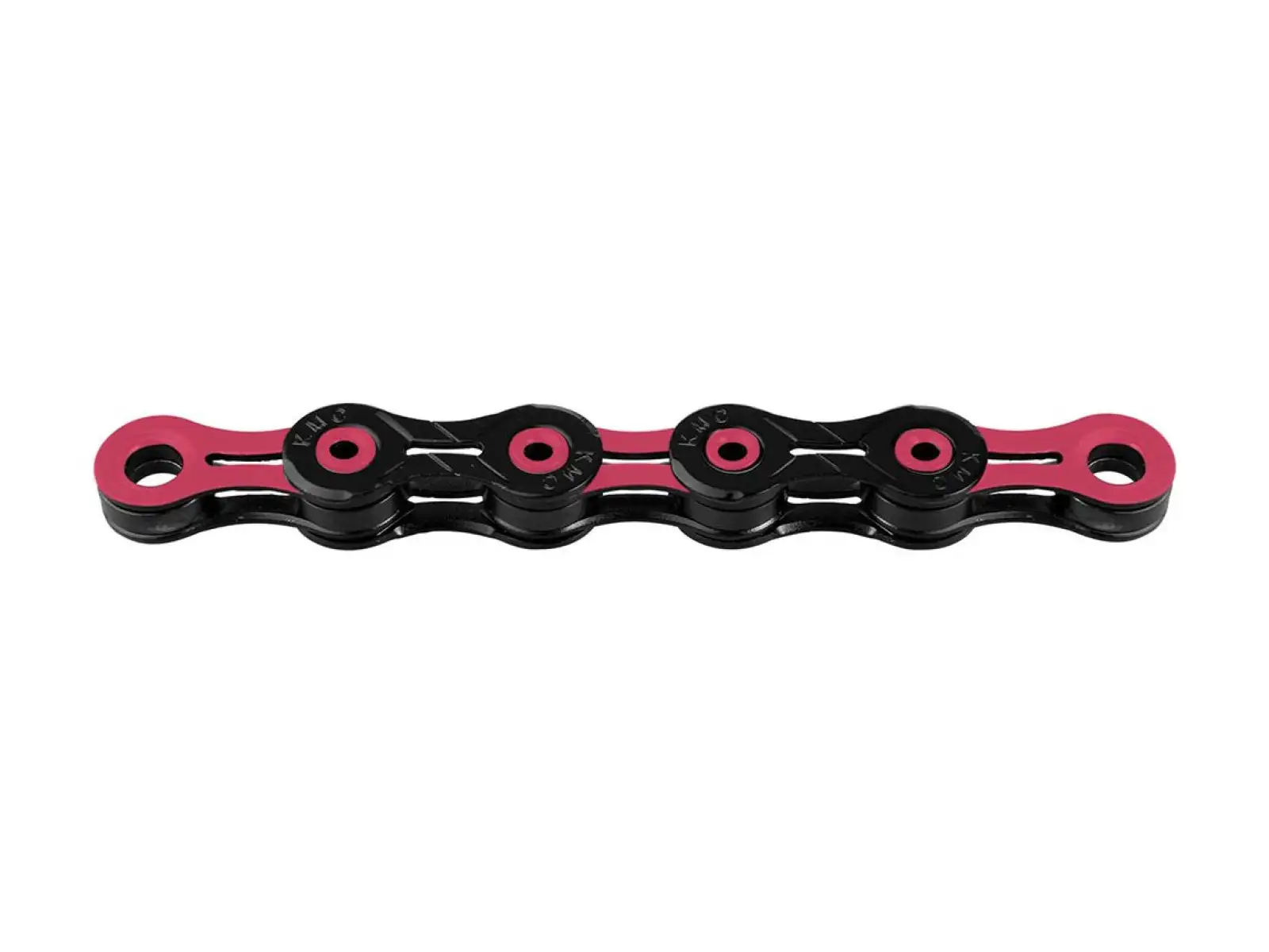 KMC X11 DLC schwarz/rosa Kette, 118 Glieder.