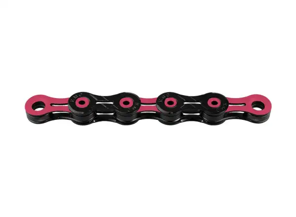 KMC X11 DLC schwarz/rosa Kette, 118 Glieder.