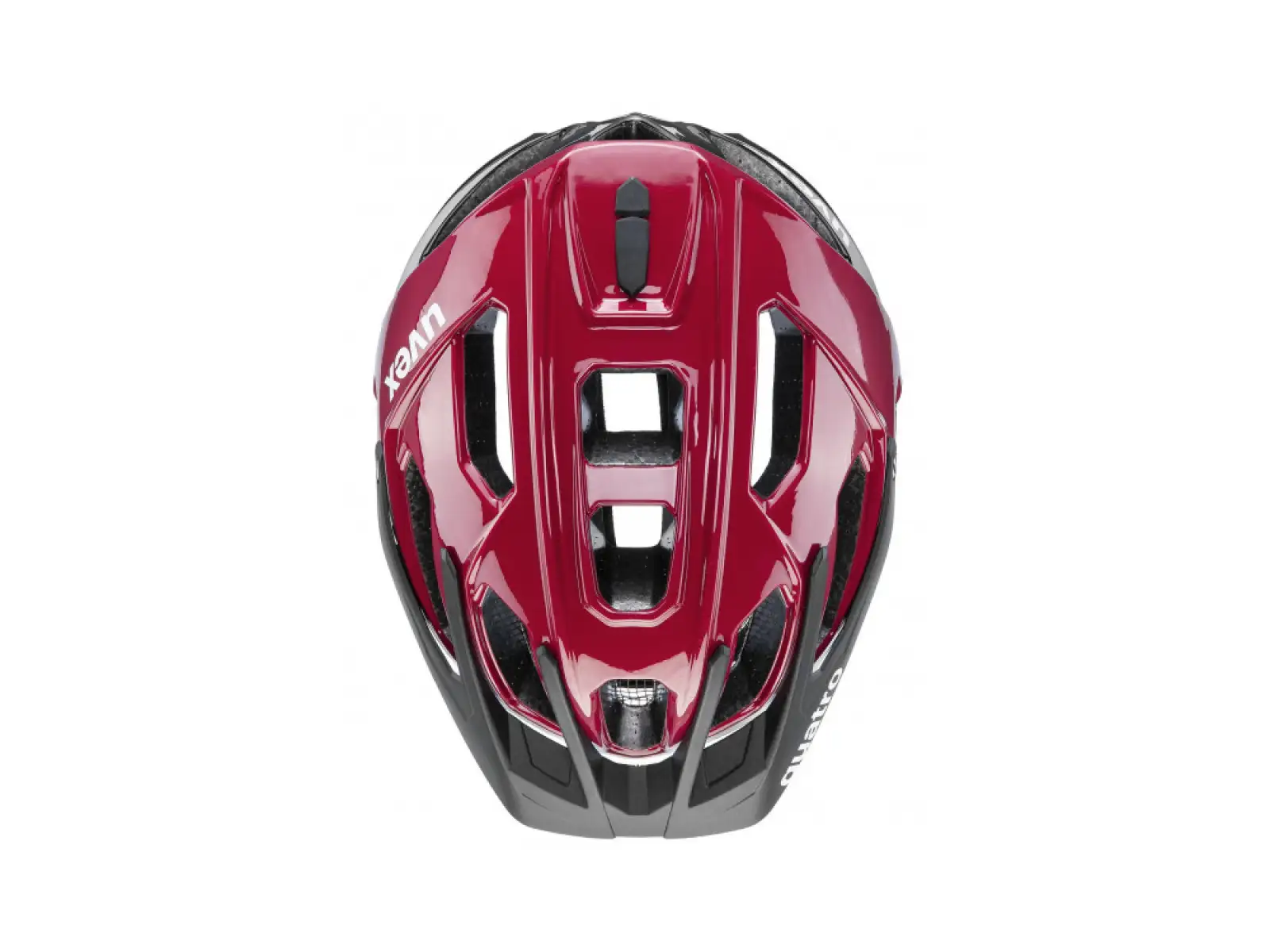 Uvex Quatro Helm Ruby Red/Black