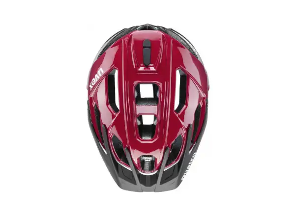 Uvex Quatro Helm Ruby Red/Black