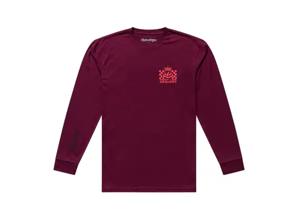 Troy Lee Designs Friday Night Herren Trikot Langarm Sangria