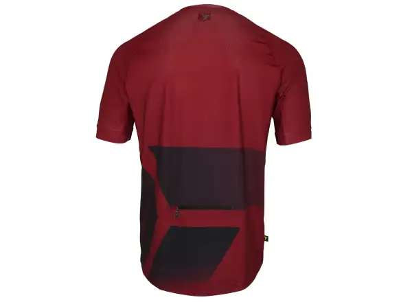 Silvini Gallo Herren Freeride-Trikot Kurzarm Merlot/Black