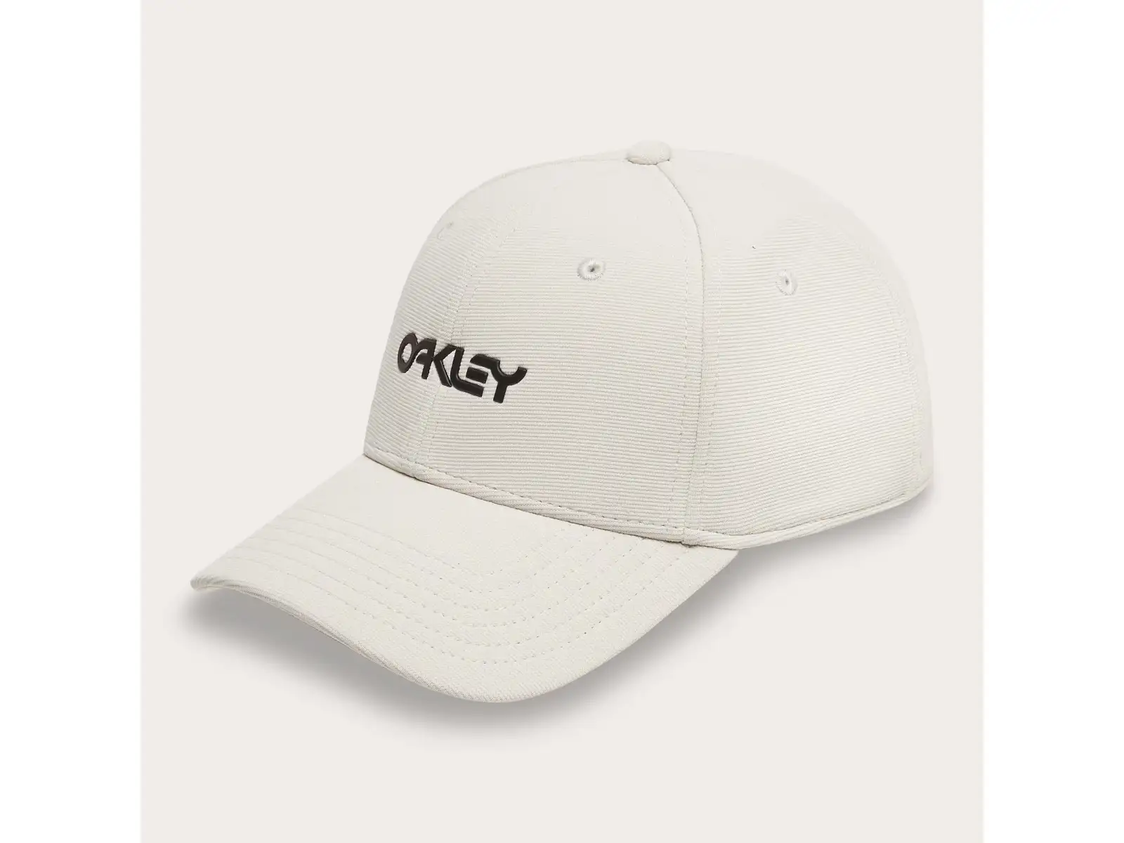 Oakley 6 Panel Stretch Metallic Kappe Mist Black