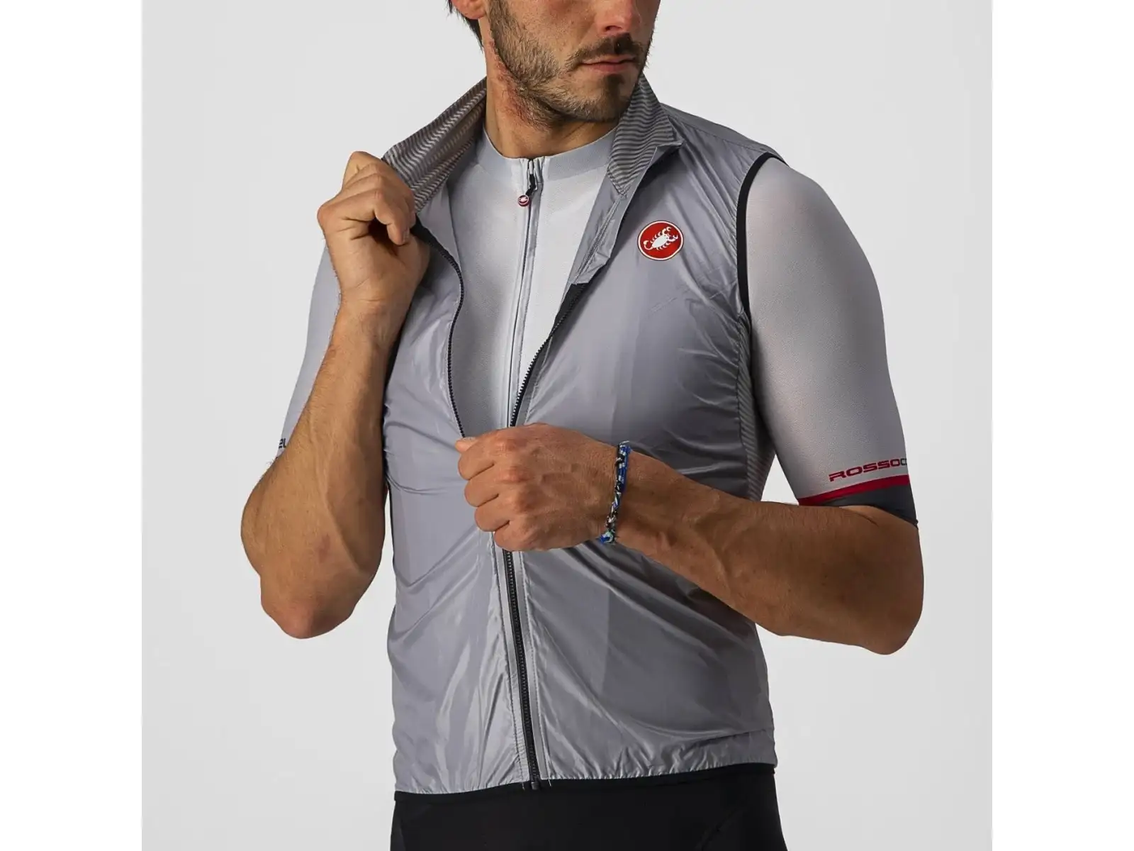Castelli Aria Herren Weste Silver Gray