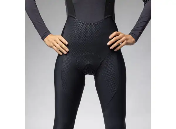 Alé R-EV1 Voltage Damen Winterhose mit Trägern schwarz