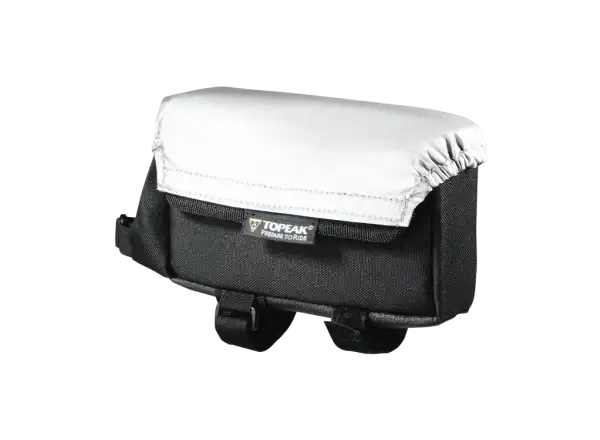 Topeak Tribag Rahmentasche 0,6 l Schwarz, Größe M + Regenabdeckung
