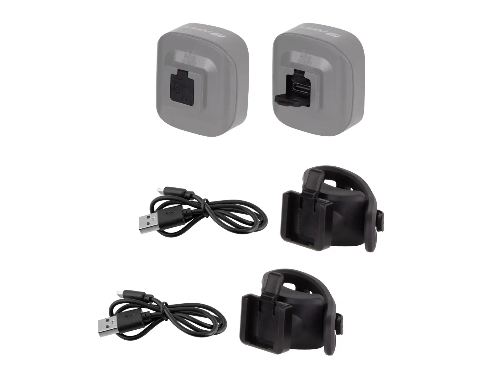 Force Cob 2.0 USB Set vorderes und hinteres Rücklicht