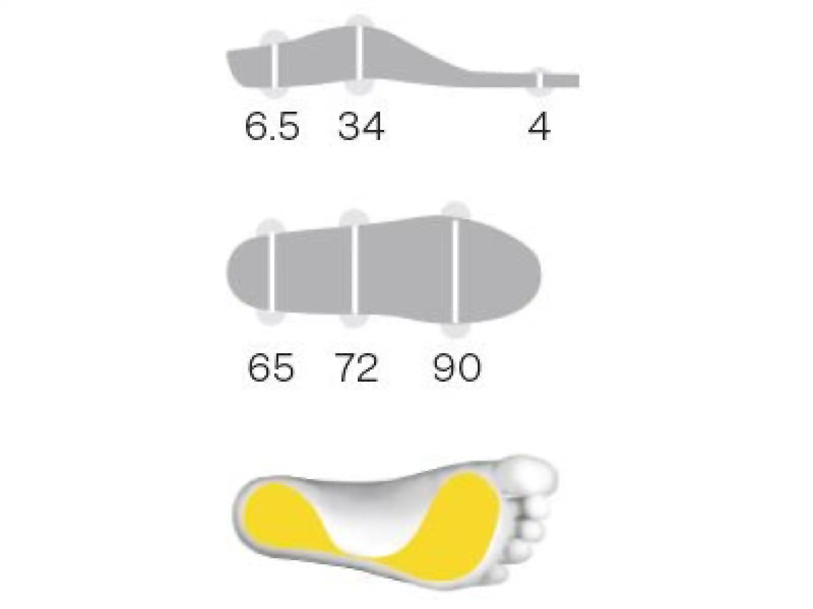Sidas 3Feet Eco Winter High Einlegesohlen für Schuhe