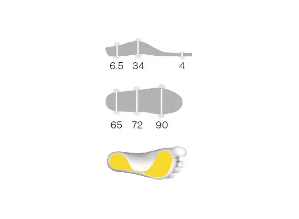 Sidas 3Feet Eco Winter High Einlegesohlen für Schuhe