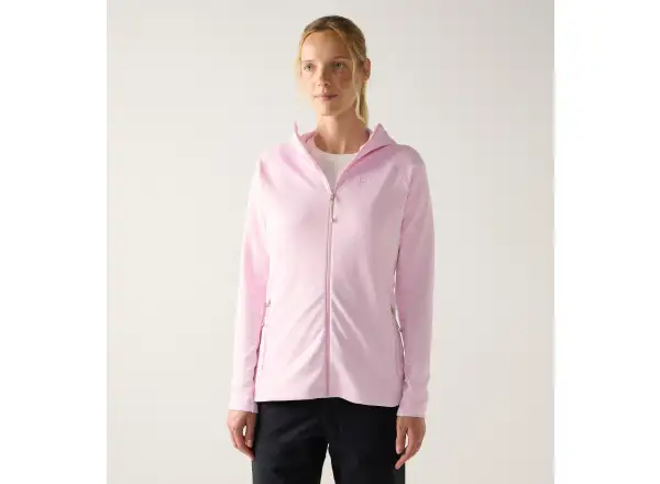 Haglöfs Korp Mid Hood Damen-Sweatshirt Fresh Pink