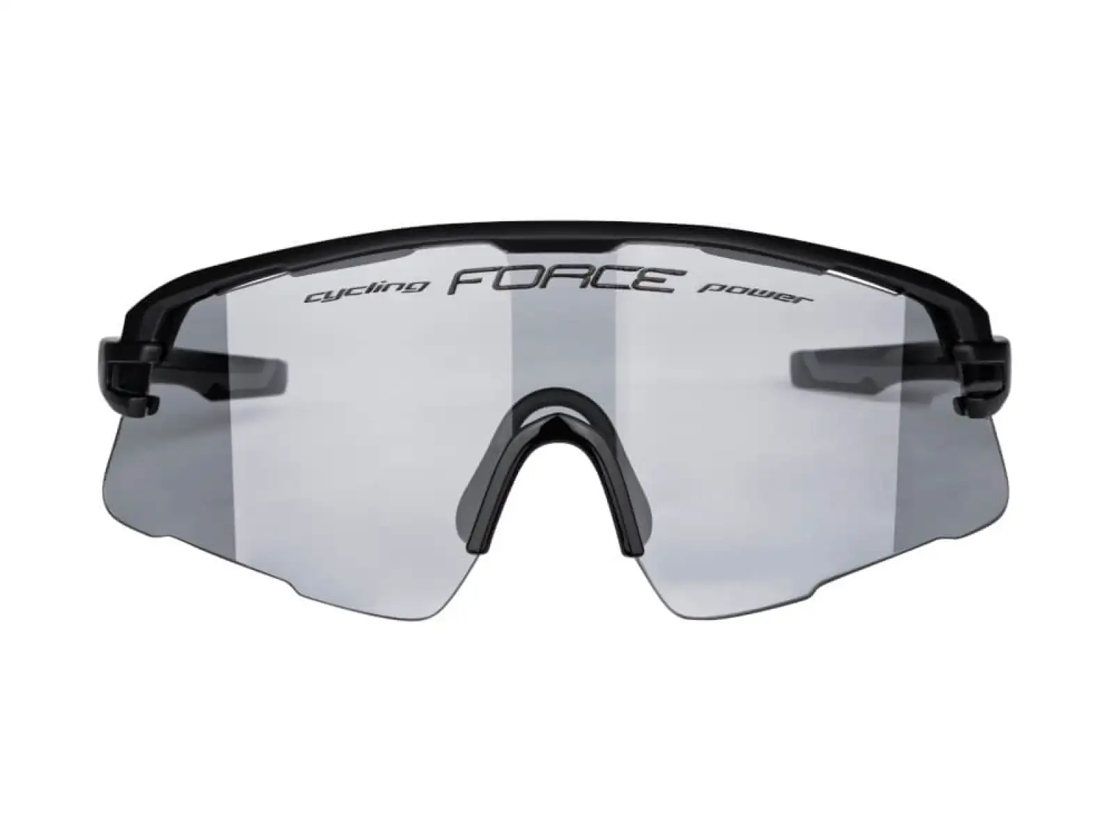 Force Ambient Fahrradbrille Schwarz/Grau, Photochromatische Gläser