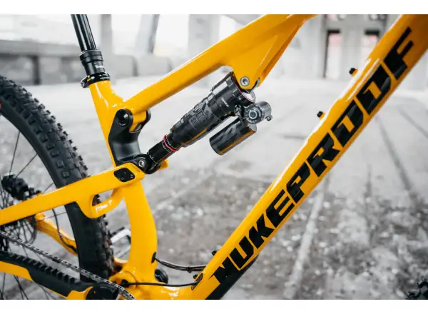 Nukeproof Reactor Alloy Pro 290 Eagle 90 vollgefedertes Fahrrad Yellow
