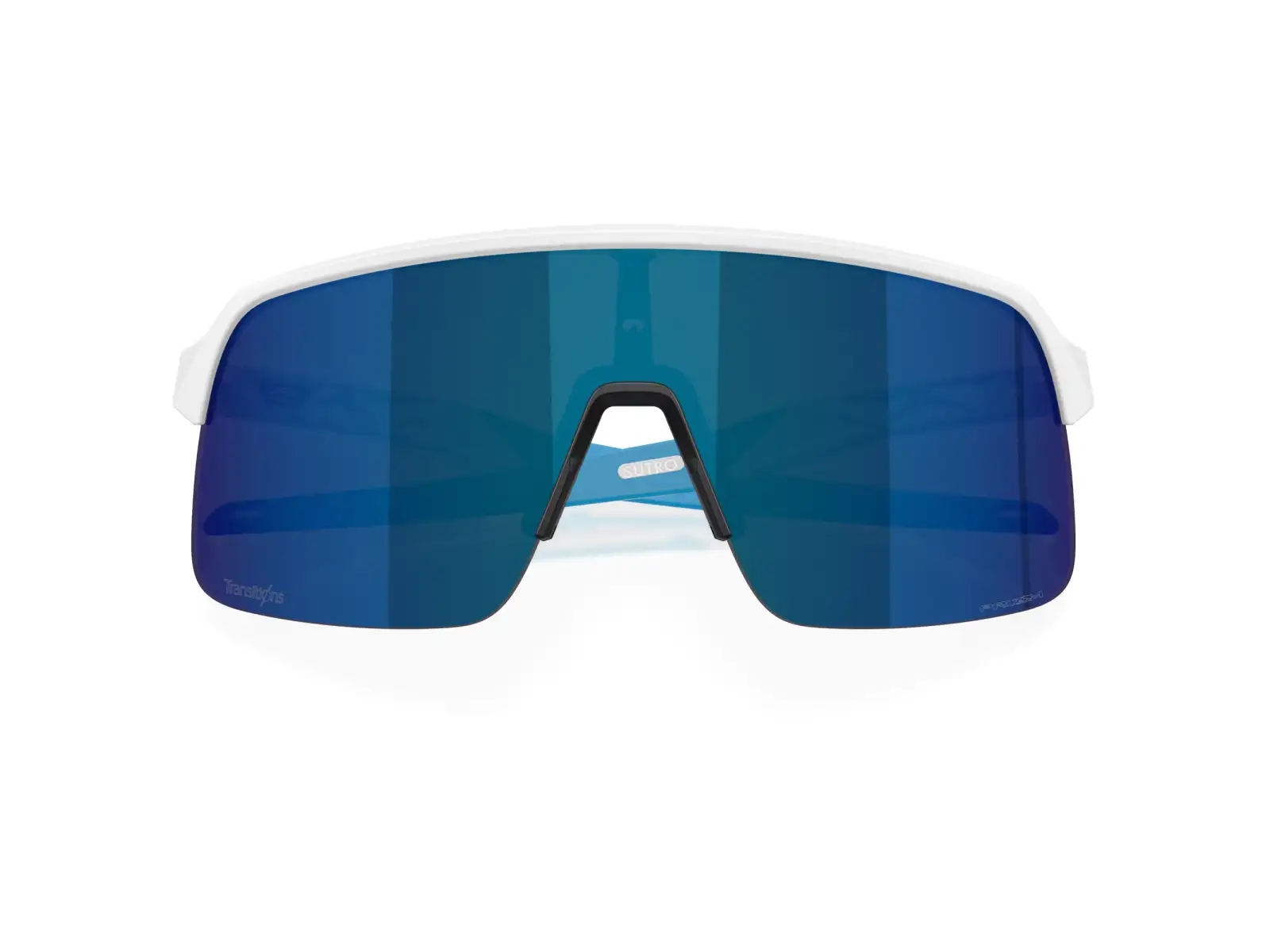 Oakley Sutro Lite fotochrome Brille Matte White/Prizm Transitions Cobalt