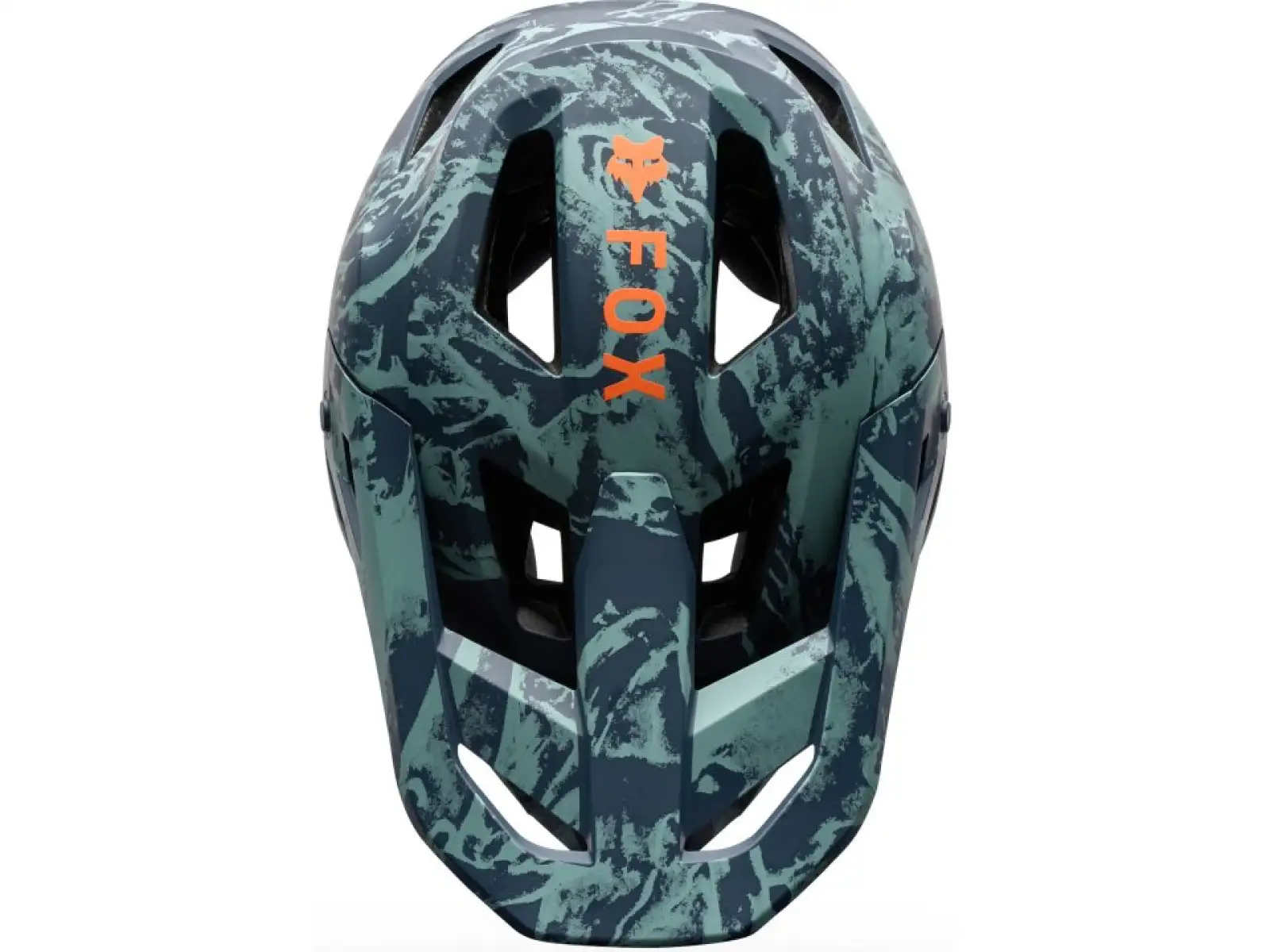 Fox Rampage Image Print Kinderhelm Arctic Blue