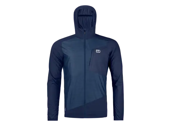 Ortovox Trace Windbreaker Herrenjacke Blue Nunatak