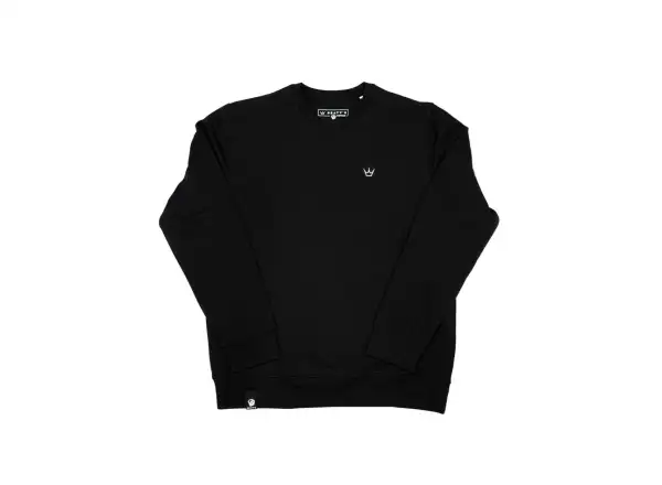 Peatys bestickter Crew-Pullover Herren Pullover Crown / Schwarz